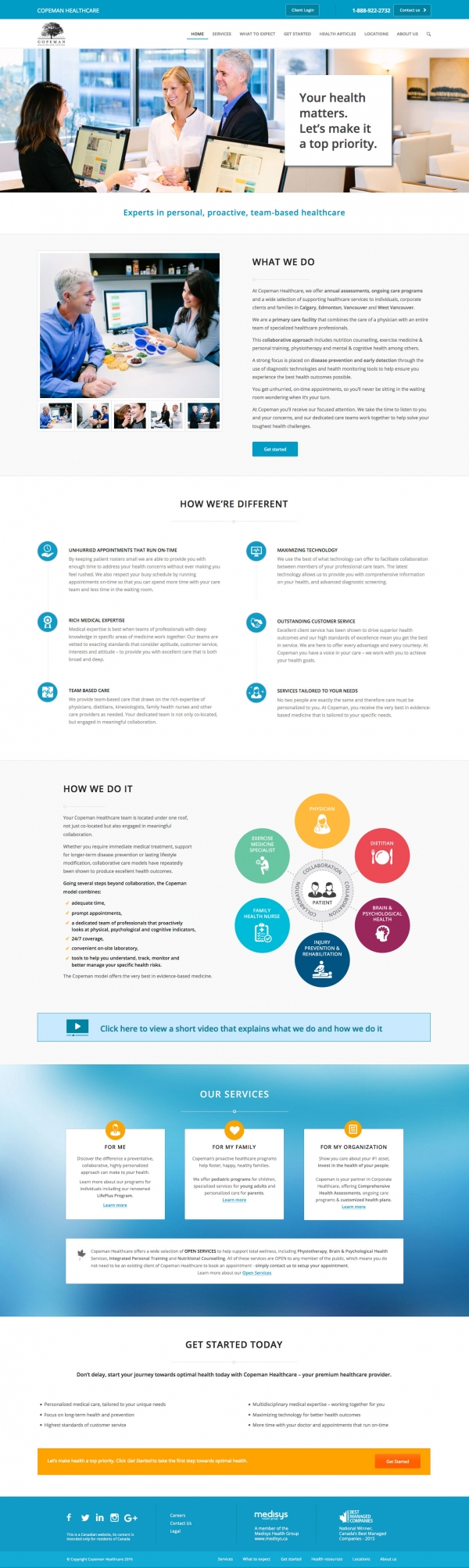 Copeman Healthcare – Website Copeman Healthcare - Website