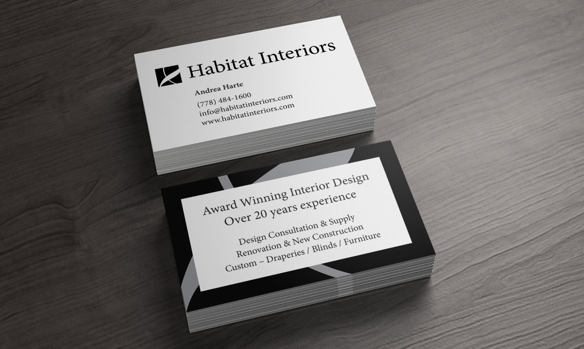 Habitat Interiors - Logo and business card